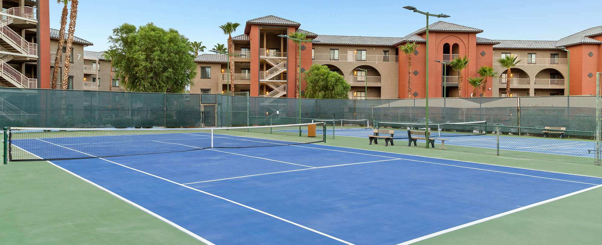 WorldMark Indio tennis courts